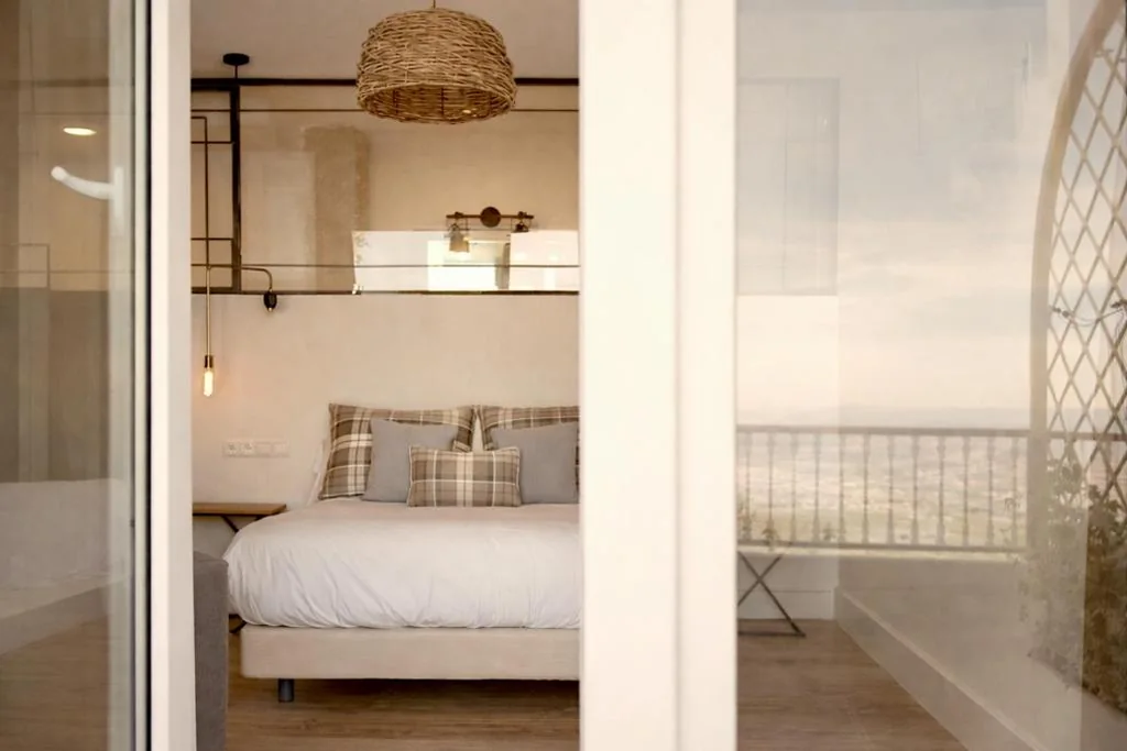 Chambre double supérieure avec terrasse — Hotel El Balcon de las nieves