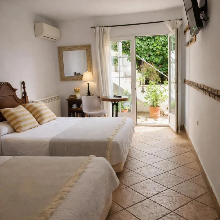 Chambre triple avec balcon — Hotel El Balcon de las nieves