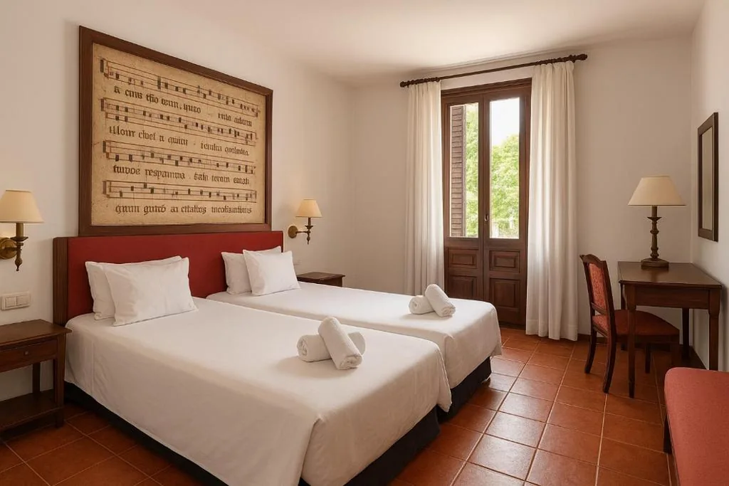 Standard-Doppelzimmer – 1 oder 2 Betten — Hotel El Bedel