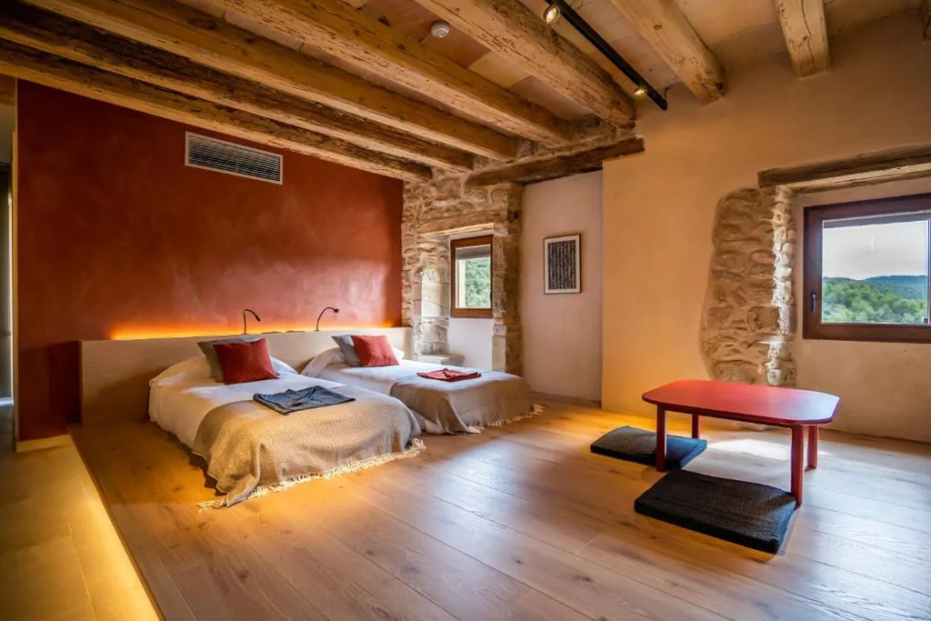 Habitación Cuádruple de estilo japonés — Hotel japonès Puigpinós