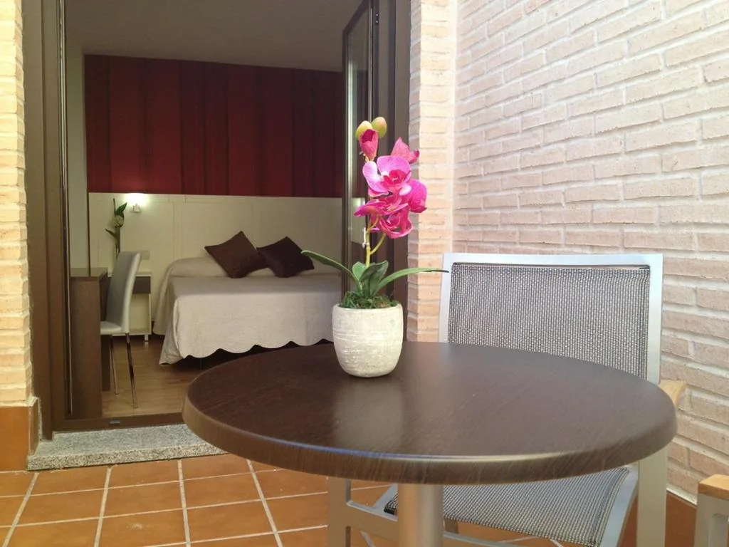 Tweepersoonskamer met terras - 1 of 2 bedden — Hotel La Bastida Toledo