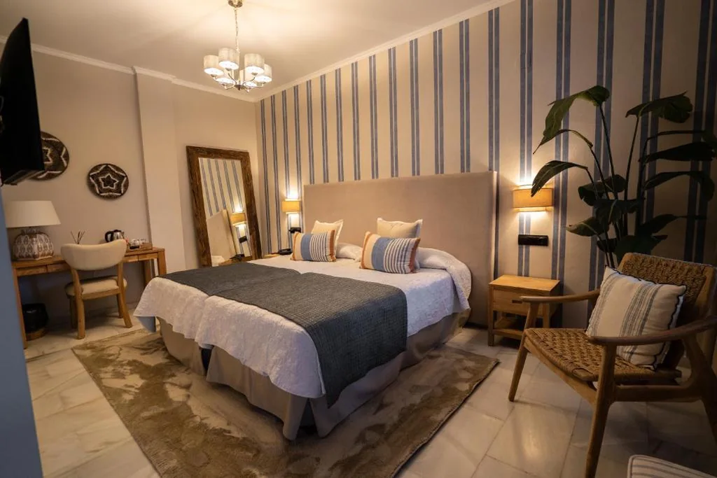带阳台和海景的双人间 - 1张或2张床 — Hotel La Fonda