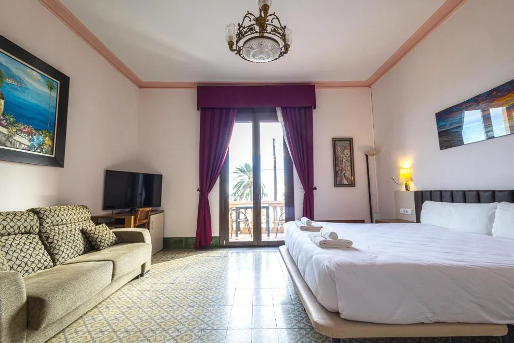 Suite con vista sul mare - Letto king-size — Hotel Llar de Capitans
