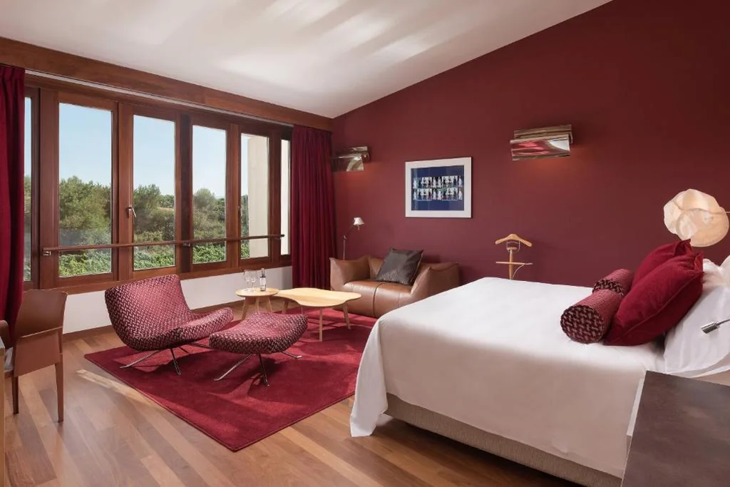 Camera Deluxe Spa con 1 letto matrimoniale extra-large e vista sui vigneti - Edificio Spa — Hotel Marqués de Riscal, a Luxury Collection Hotel, Elciego