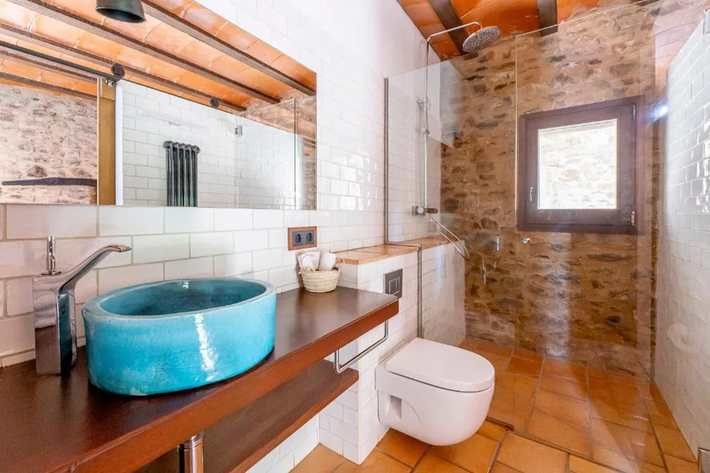Camera doppia con bagno privato — Hotel Mas la Ferreria