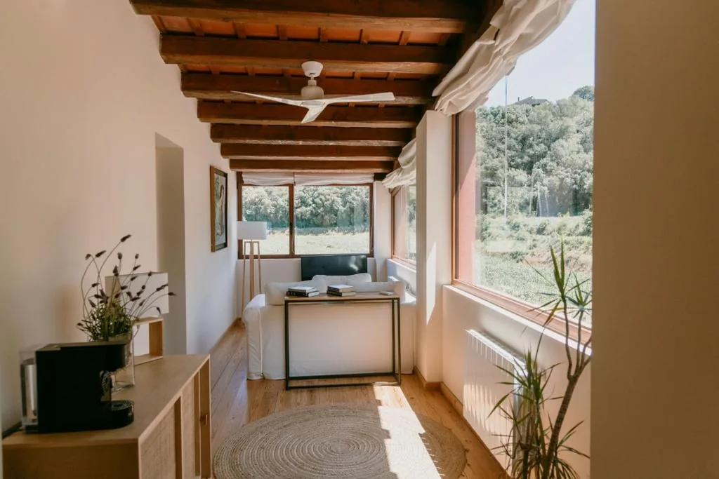 Chambre double avec vue sur la montagne — Hotel Masia La Palma