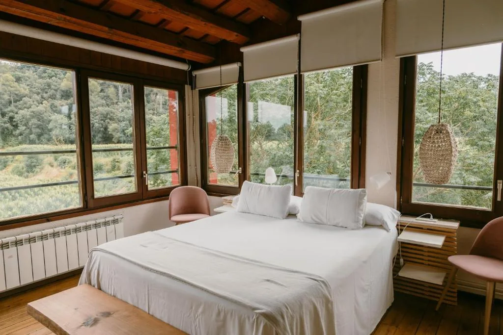 Chambre double avec vue sur le jardin — Hotel Masia La Palma
