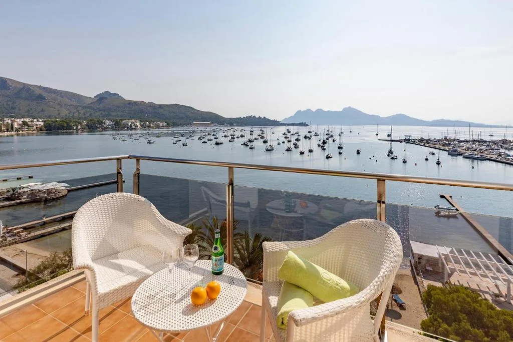 Camera doppia con vista sul mare e 2 letti — Hotel Miramar Mallorca