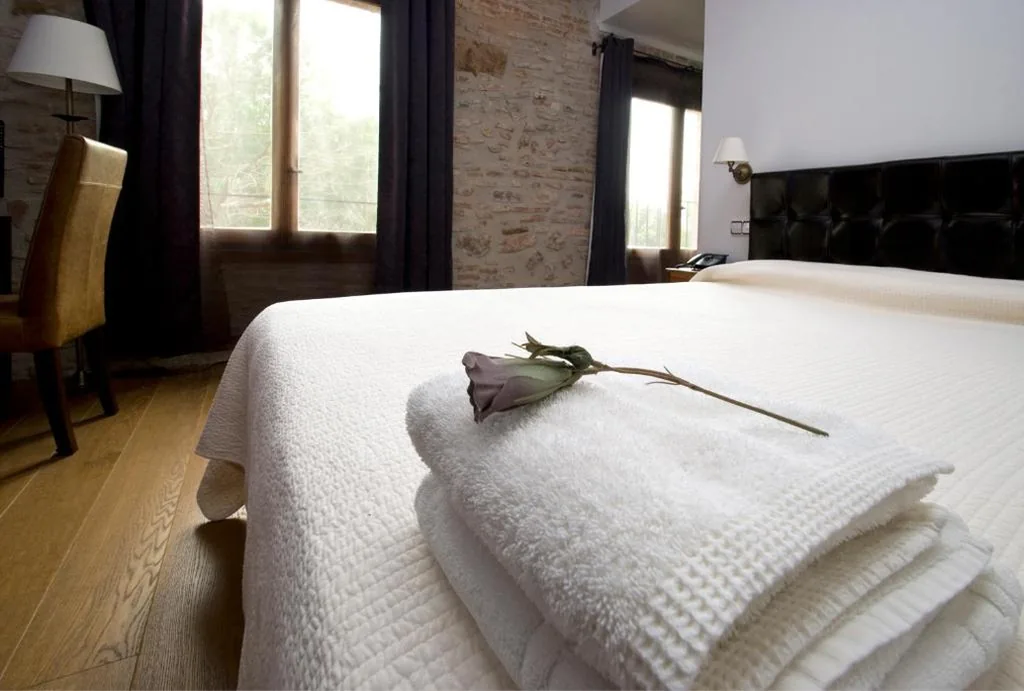 Tweepersoonskamer met 2 Bedden — Hotel Moli De La Torre