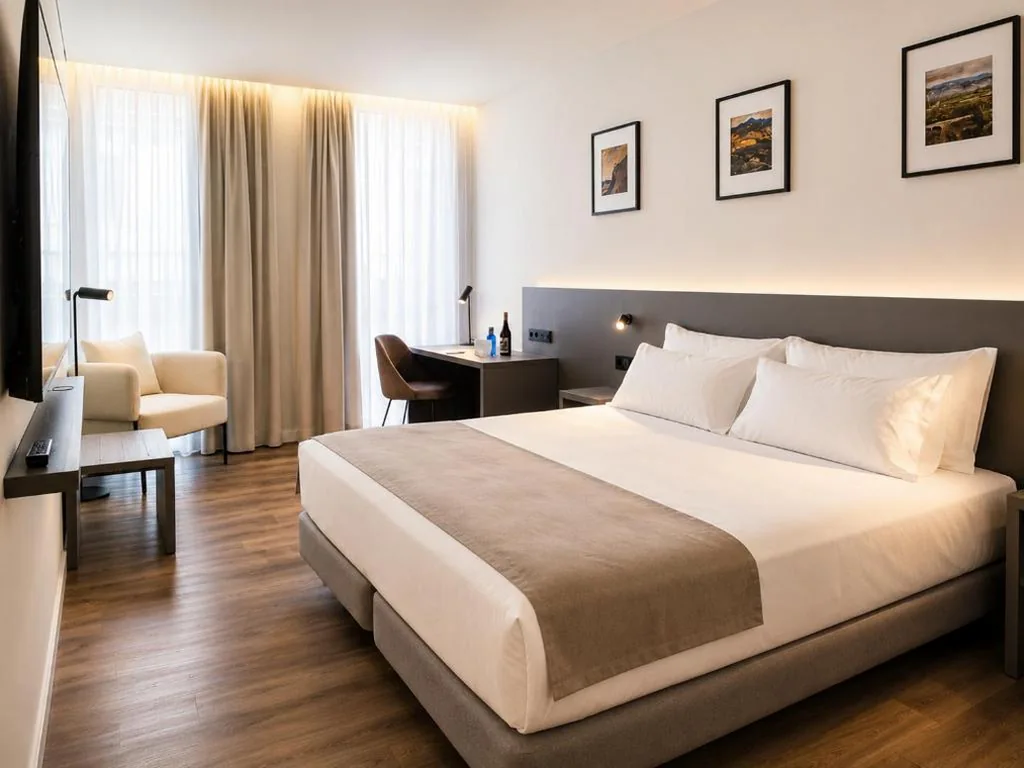Camera Deluxe con letto matrimoniale extra-large — Hotel Ogar Tomelloso