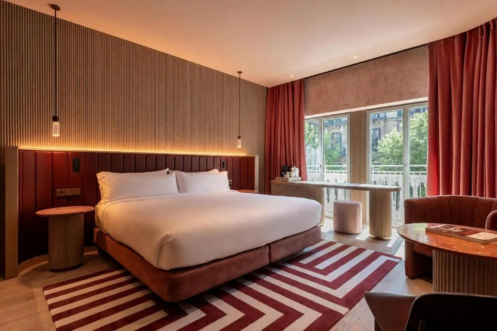 King Room with Grand Stalls and Balcony — Hotel Palacio Bellas Artes San Sebastian, Curio Collection by Hilton