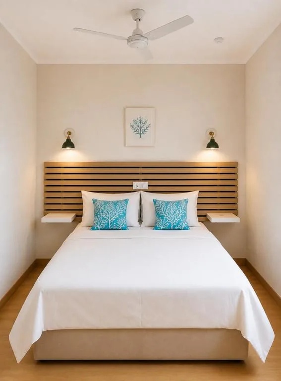 Barrierefreies Doppelzimmer für Gäste mit eingeschränkter Mobilität — Hotel Peña Pintada by Vivere Stays