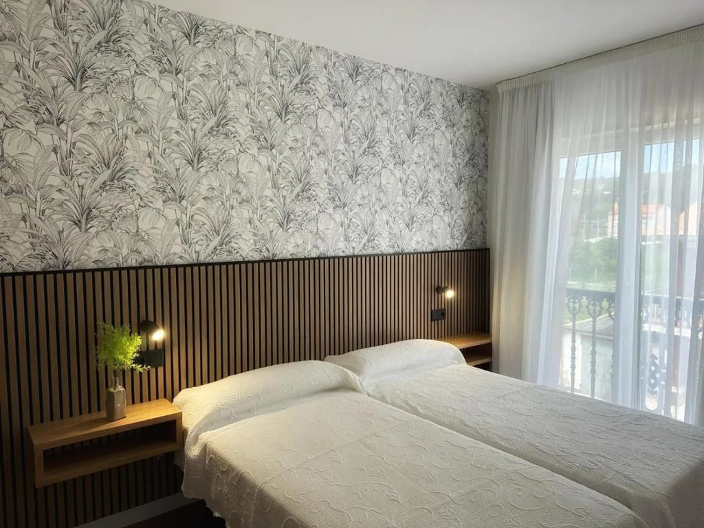 Chambre double avec 2 lits — Hotel Playa de Sardiñeiro