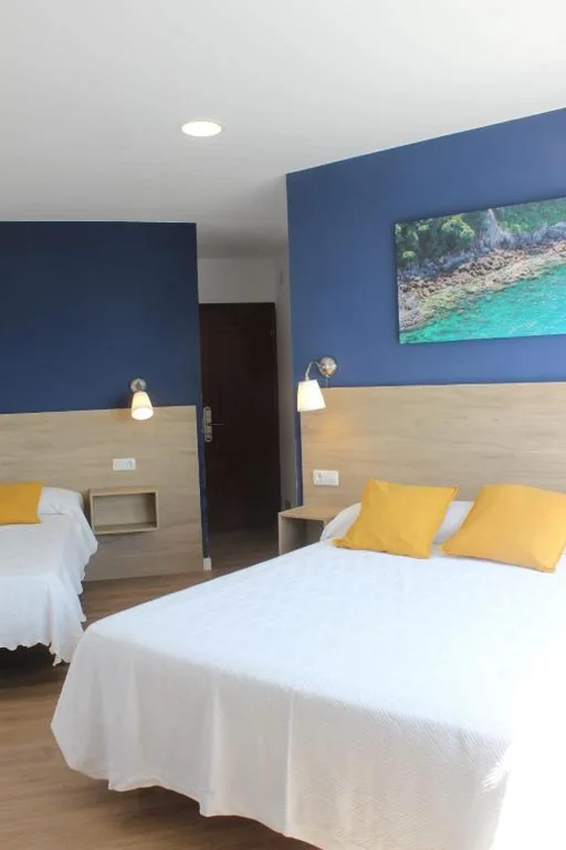 Chambre double avec vue sur la mer - 2 lits — Hotel Playa de Sardiñeiro