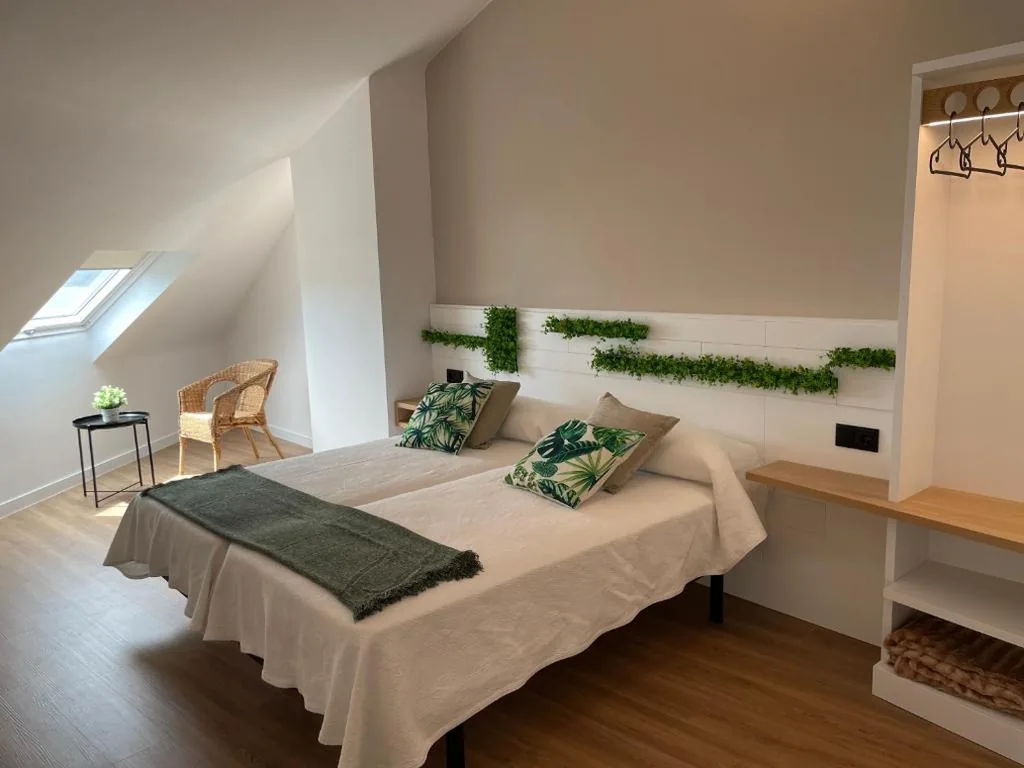 Chambre double Deluxe avec vue sur la mer - 2 lits — Hotel Playa de Sardiñeiro