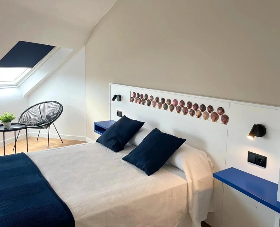 Chambre double Deluxe avec vue sur la mer — Hotel Playa de Sardiñeiro