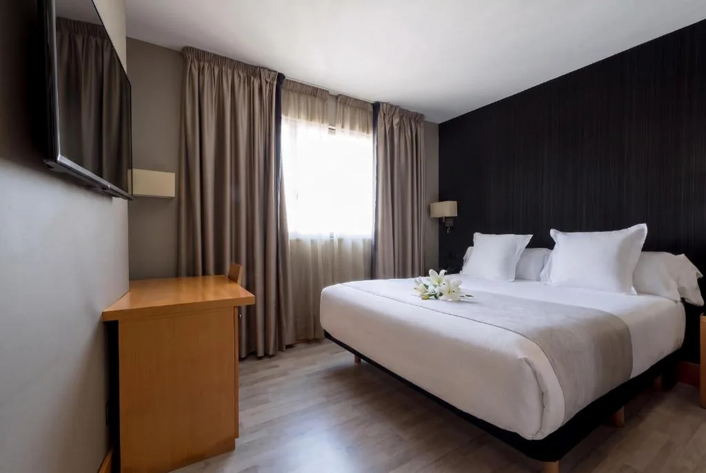 Chambre double avec vue sur la ville - Grand lit — Hotel Plaza