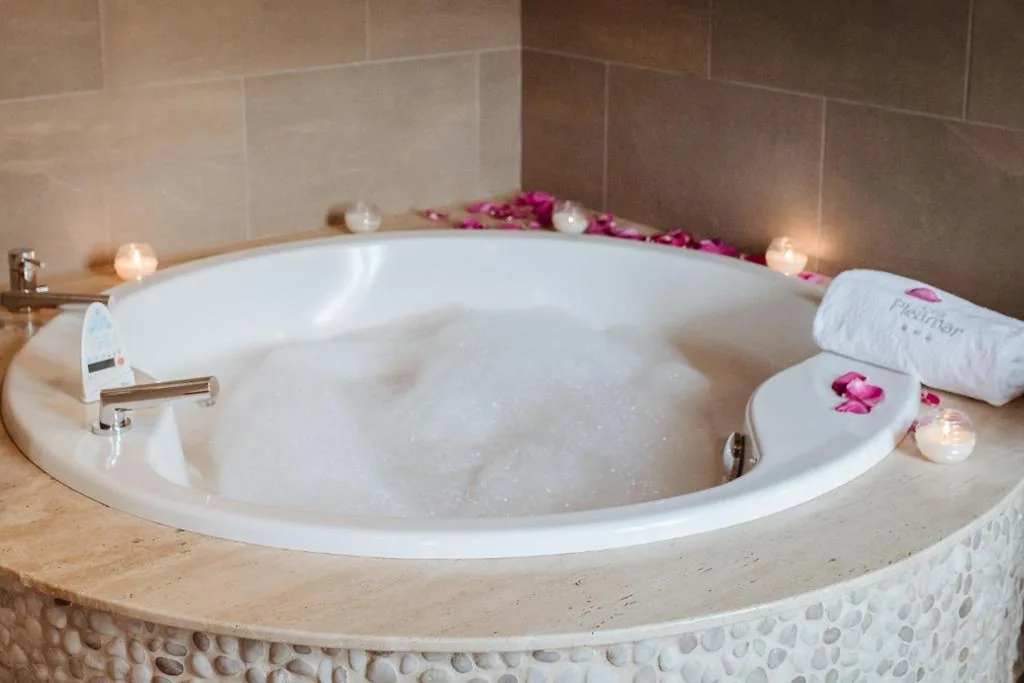 Deluxe Double room with Sea View and Spa Bath — Hotel Pleamar