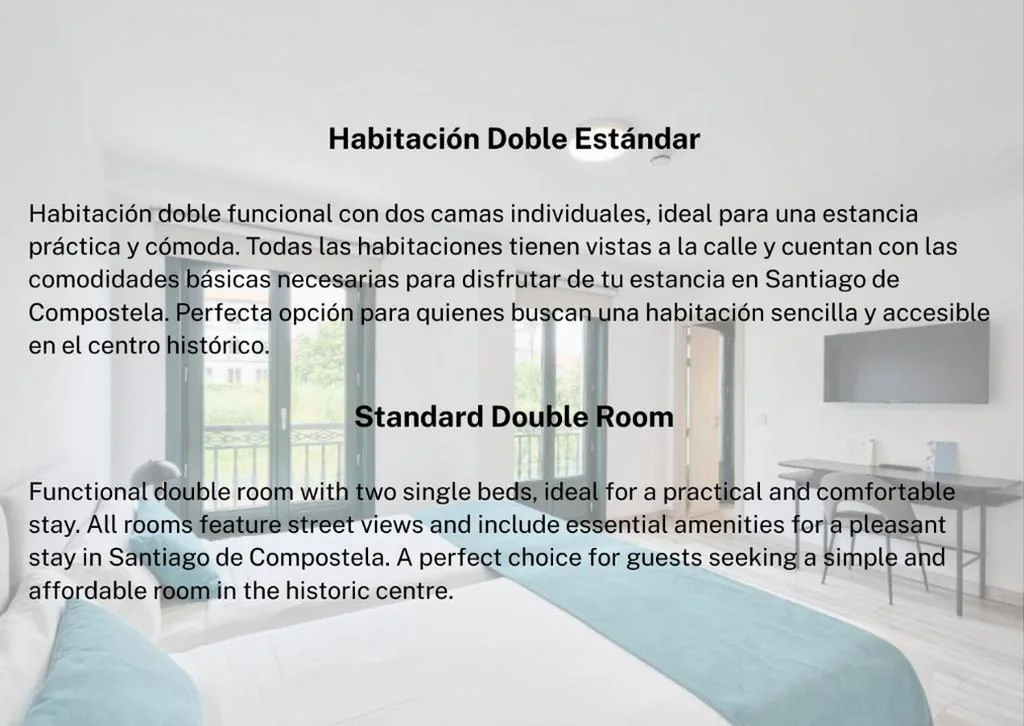 Doppelzimmer – 1 oder 2 Betten — Hotel Pombal Rooms