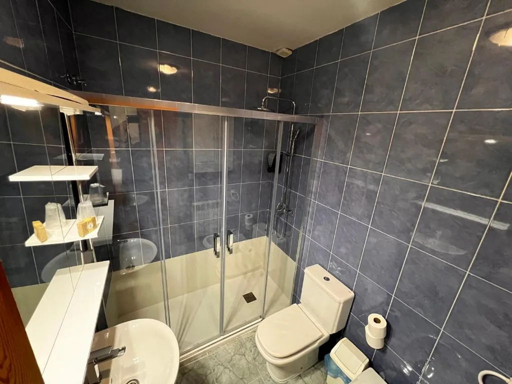 Habitación con cama grande — Hotel Puente de Piedra