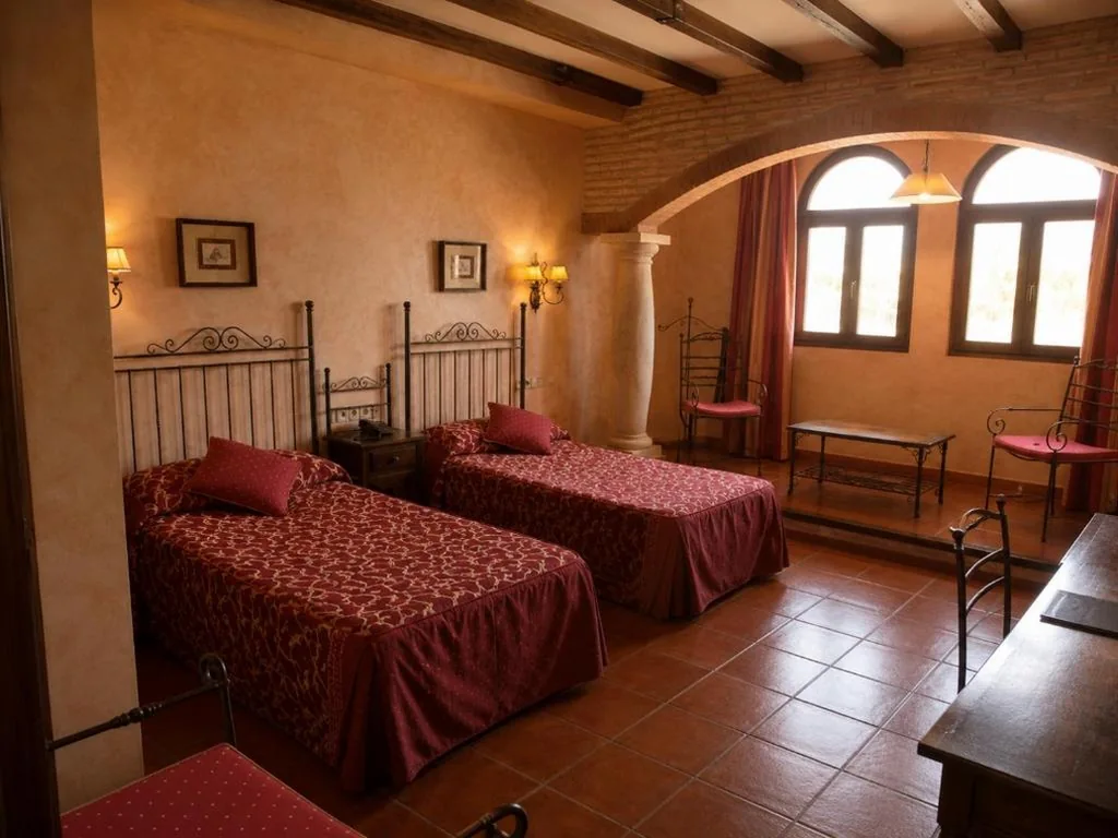 広いツインルーム — Hotel Real Castillo