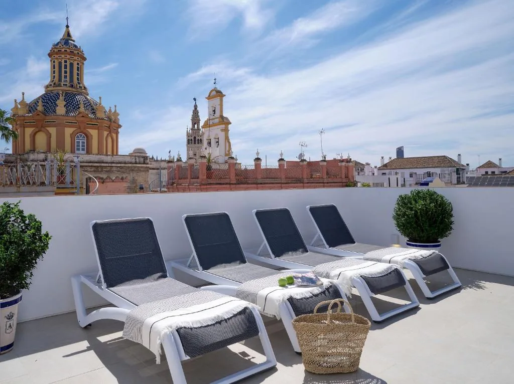 Apartment mit Terrasse – Penthouse (angeschlossen) — Hotel Rey Alfonso X