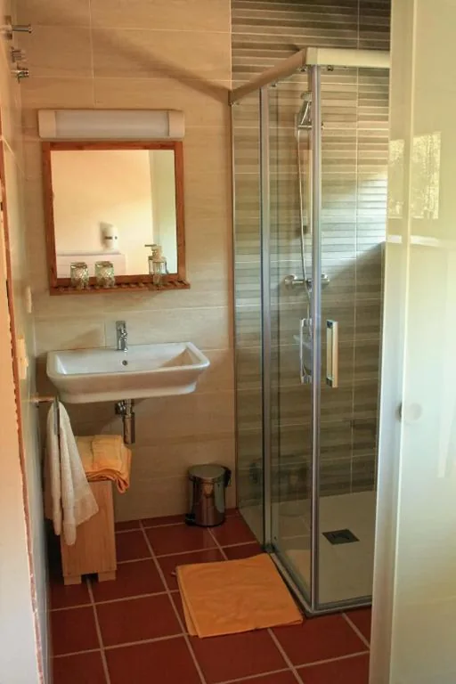 Comfort Driepersoonskamer met douche — Hotel Rural Las Encinas