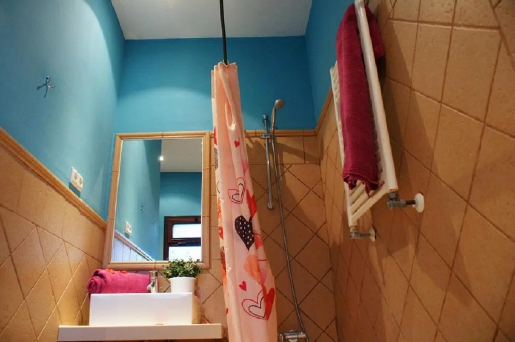 Chambre double avec terrasse — Hotel Rural Molino del Puente Ronda