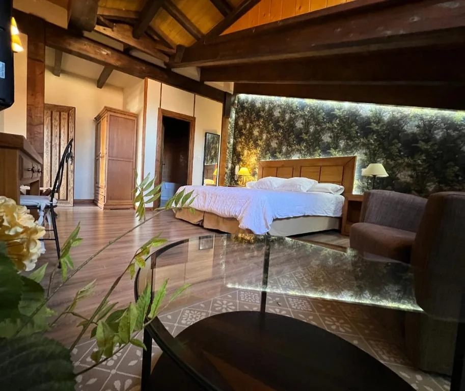 Suite con bañera de hidromasaje — Hotel Rural Restaurante Las Baronas