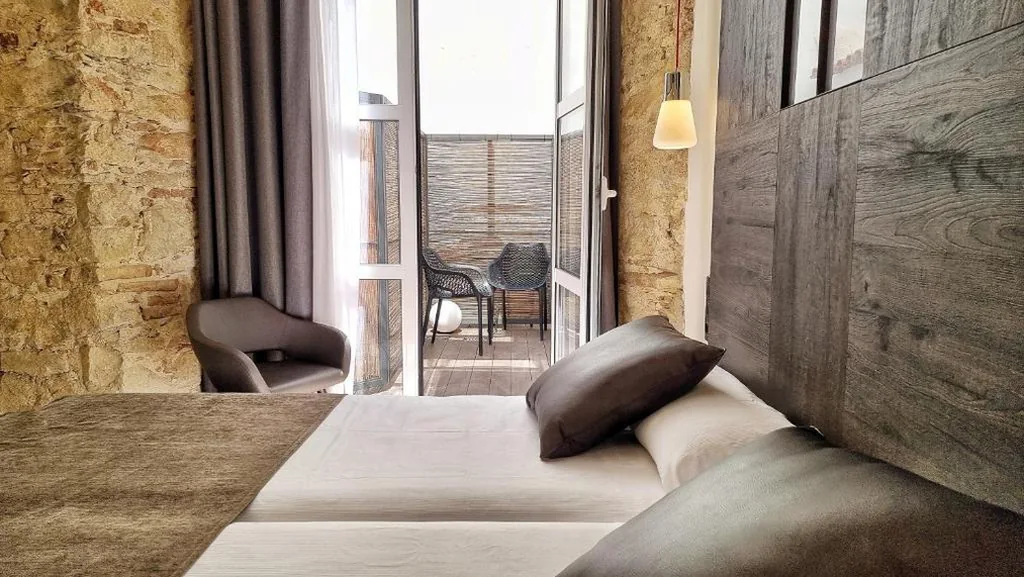 Camera doppia interna o matrimoniale con patio — Hotel Sant Agustí