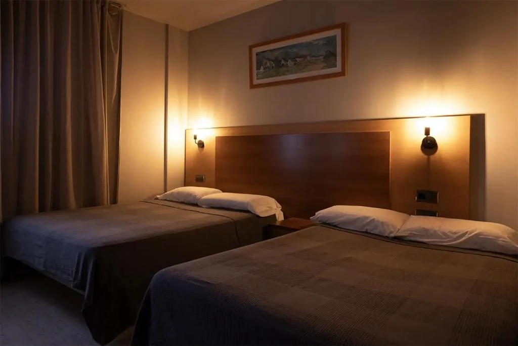 Tweepersoonskamer met 2 bedden — Hotel Sant Celoni