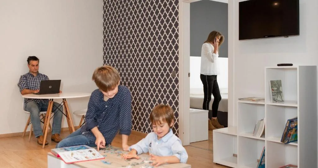 Quarto Familiar Deluxe — Hotel Seminario Aeropuerto Bilbao