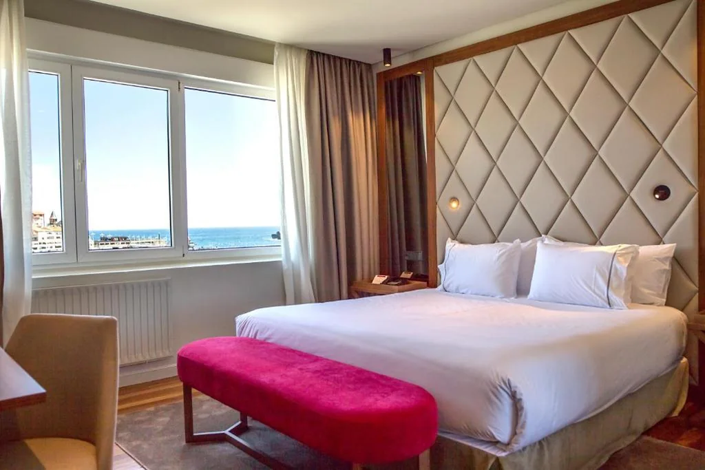 Camera doppia con vista sul mare — Hotel Silken Palacio Uribarren
