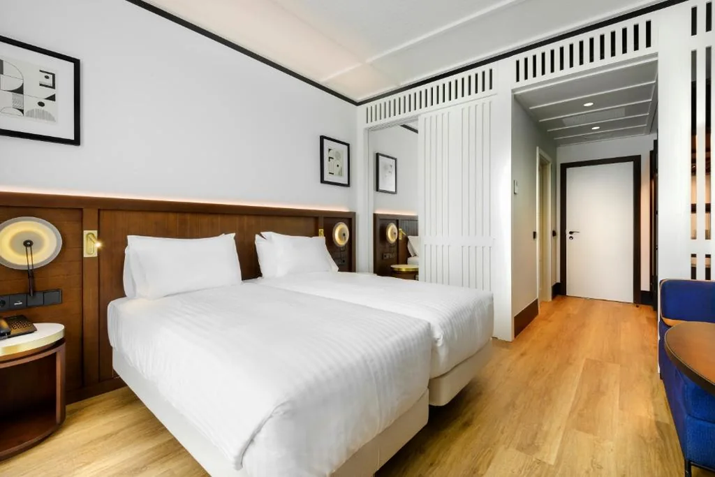 Premium-Doppelzimmer - 1 oder 2 Betten — Hotel Tres Reyes San Sebastián