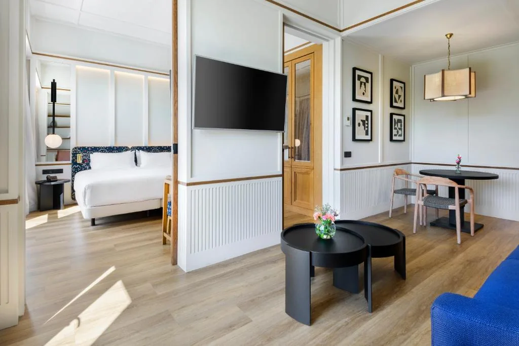 Suite mit privatem Garten — Hotel Tres Reyes San Sebastián
