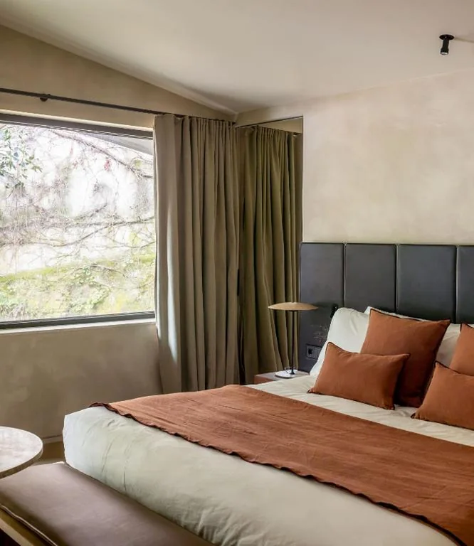 Chambre double avec vue sur le jardin — Hotel Ur Bare