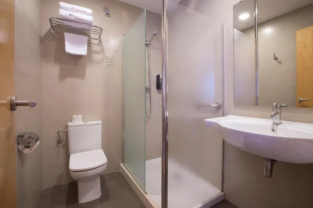 Chambre individuelle — Hotel Via Augusta