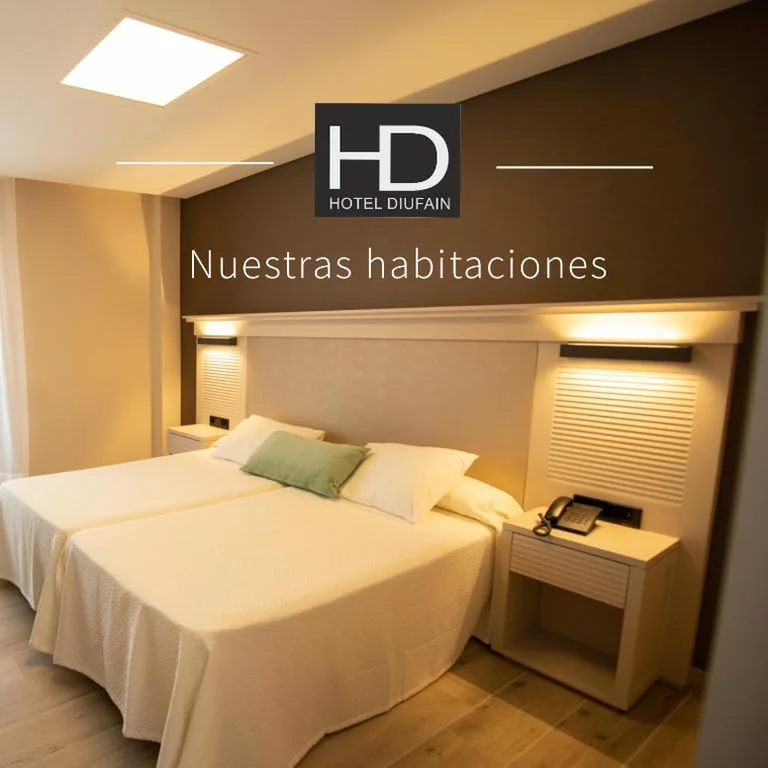 Camera Doppia - 1 o 2 letti — Hotel y Apartamentos Diufain