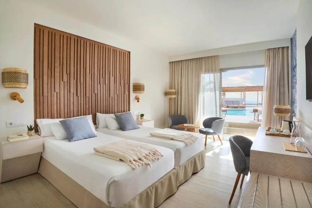 Sistemazione Doppia con vista laterale sul mare e piscina condivisa — Iberostar Selection Fuerteventura Palace