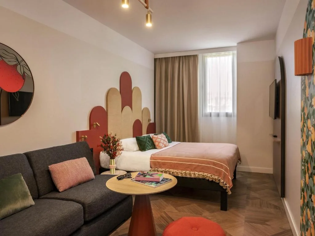 Family Room with Double Bed and Sofa Bed — Ibis Styles Sevilla City Santa Justa