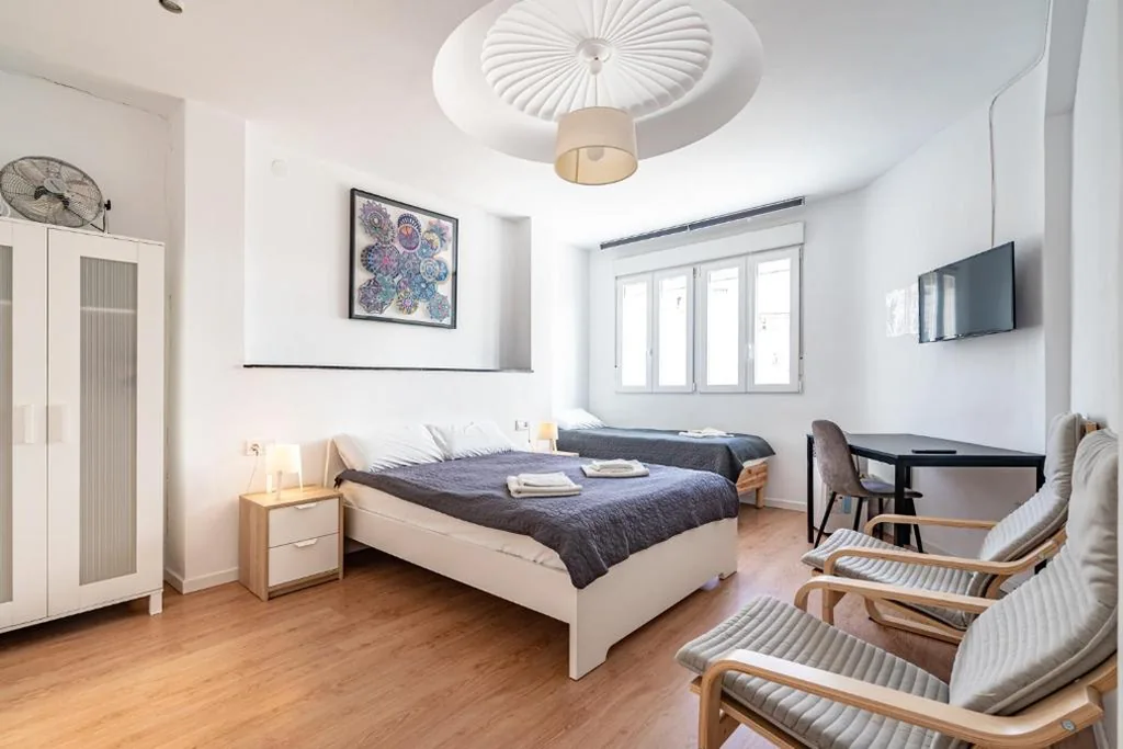 Dreibettzimmer mit eigenem Bad — Jardín Botánico Rooms