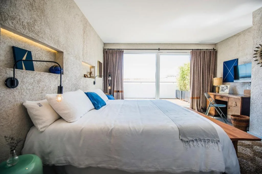 Deluxe-Doppelzimmer mit privater Terrasse — Kook Hotel Tarifa
