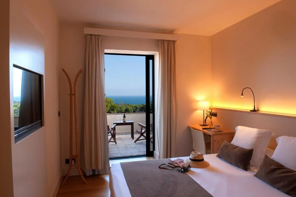 Habitación Doble con terraza y vistas al mar — L'Aixart Aiguablava Hotel