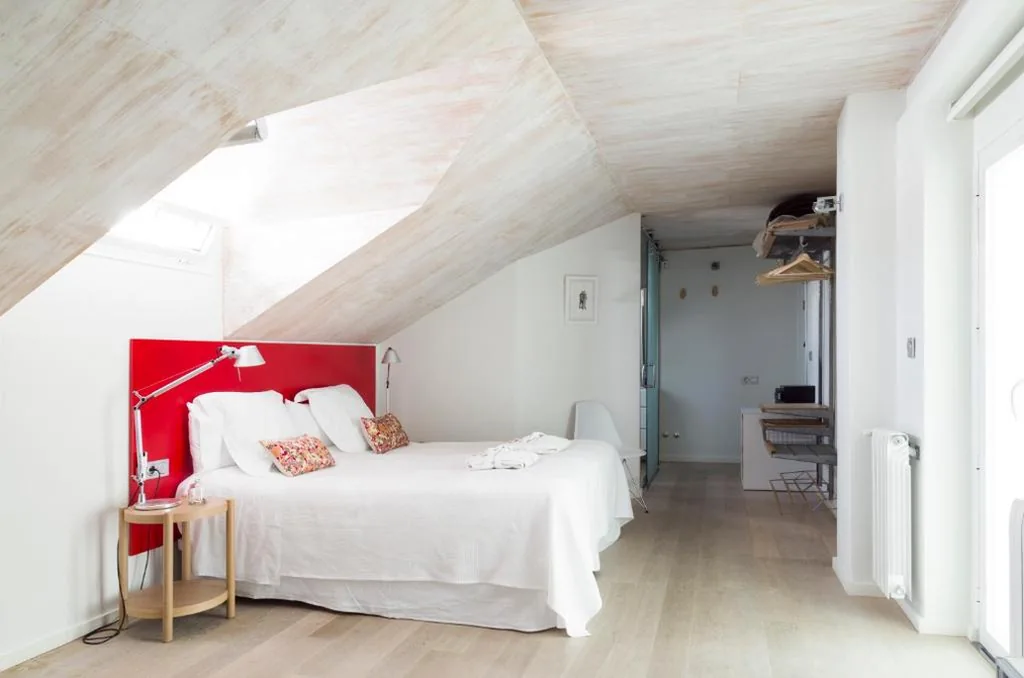 带浴室和私人露台的一卧室阁楼公寓 — La Alcoba del Agua Hotel Boutique