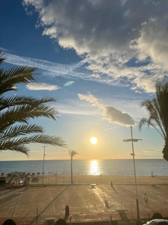 Chambre double avec vue sur la mer — La Cabaña