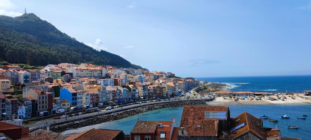 La casa del muro con vistas al mar