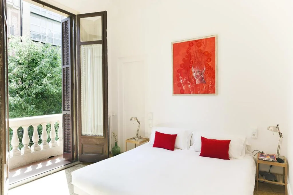 Deluxe tweepersoonskamer met balkon — La Casa Gran B&B