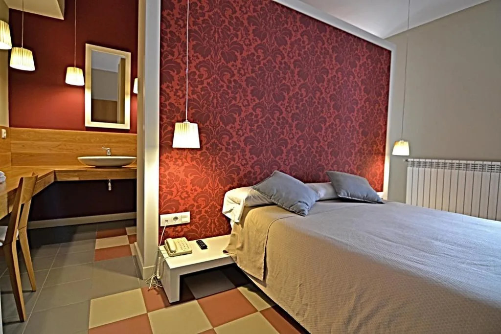 Doppelzimmer mit Terrasse und 2 Einzelbetten — La Castellana - Habitaciones y desayuno