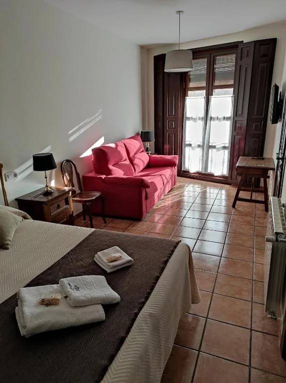 Chambre double avec vue sur le parc — La Encomienda de Oreja