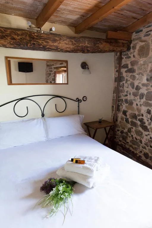 Chambre double avec salle de bains privative — La Rosa del Agua